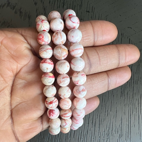 Cinnabar bracelet 8mm - Picture 2 of 5